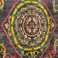 Stunning Afghan Hand knotted Chob Rang pure wool pile 330x242cm