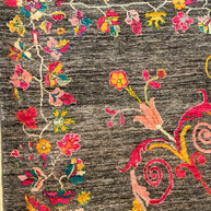 Stunning Afghan Hand knotted Chob Rang pure wool pile 330x242cm