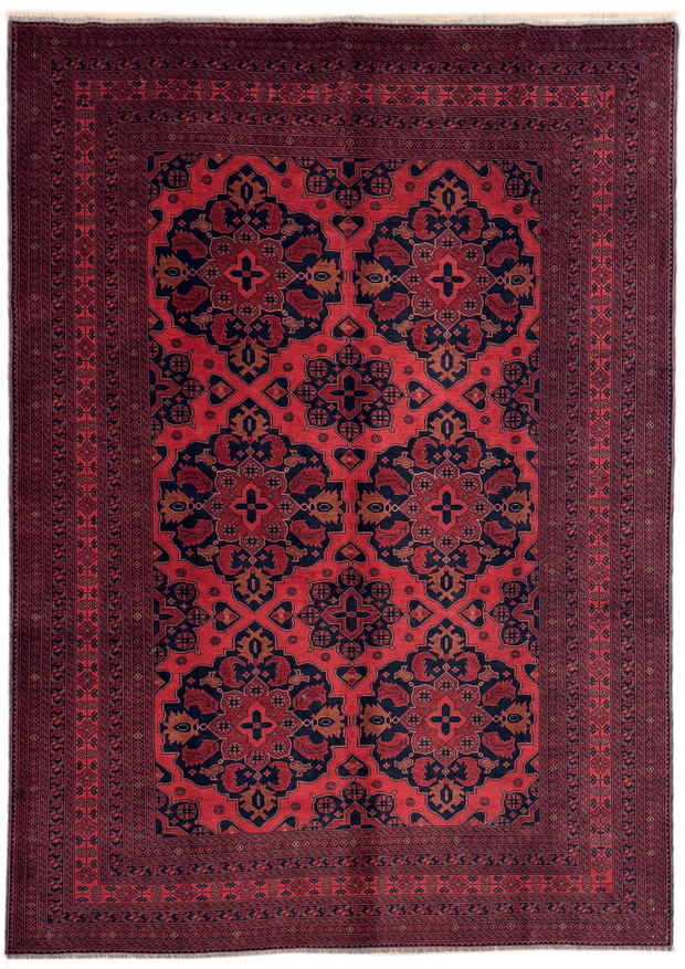 Fine Rare Hand Knotted Afghan Rug 100% Natural Dye's