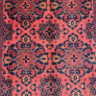 Fine Rare Hand Knotted Afghan Rug 100% Natural Dye's