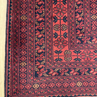 Fine Rare Hand Knotted Afghan Rug 100% Natural Dye's