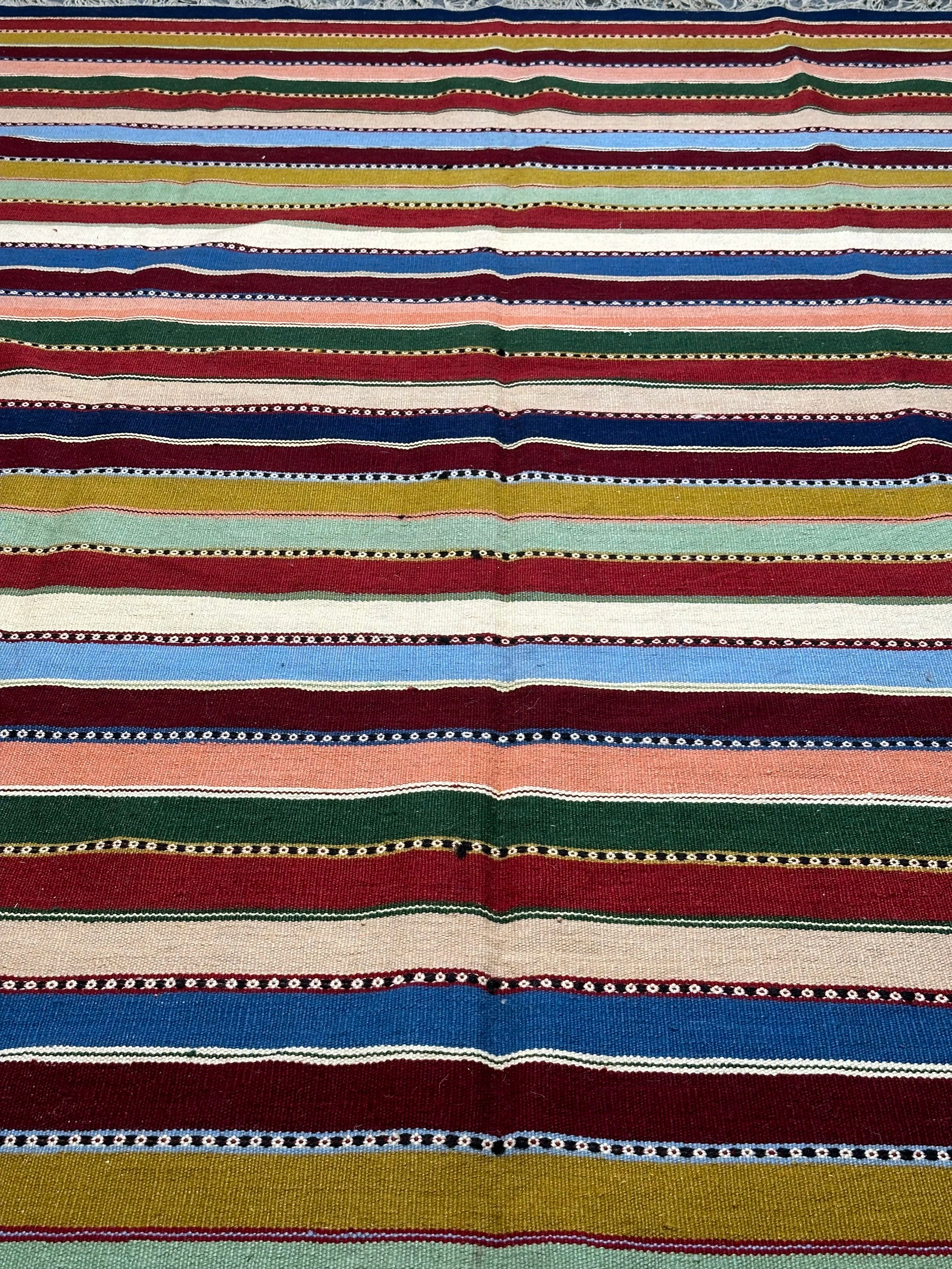 Persian Shiraz modern kilim flat weave hand knotted Rug 290x195cm