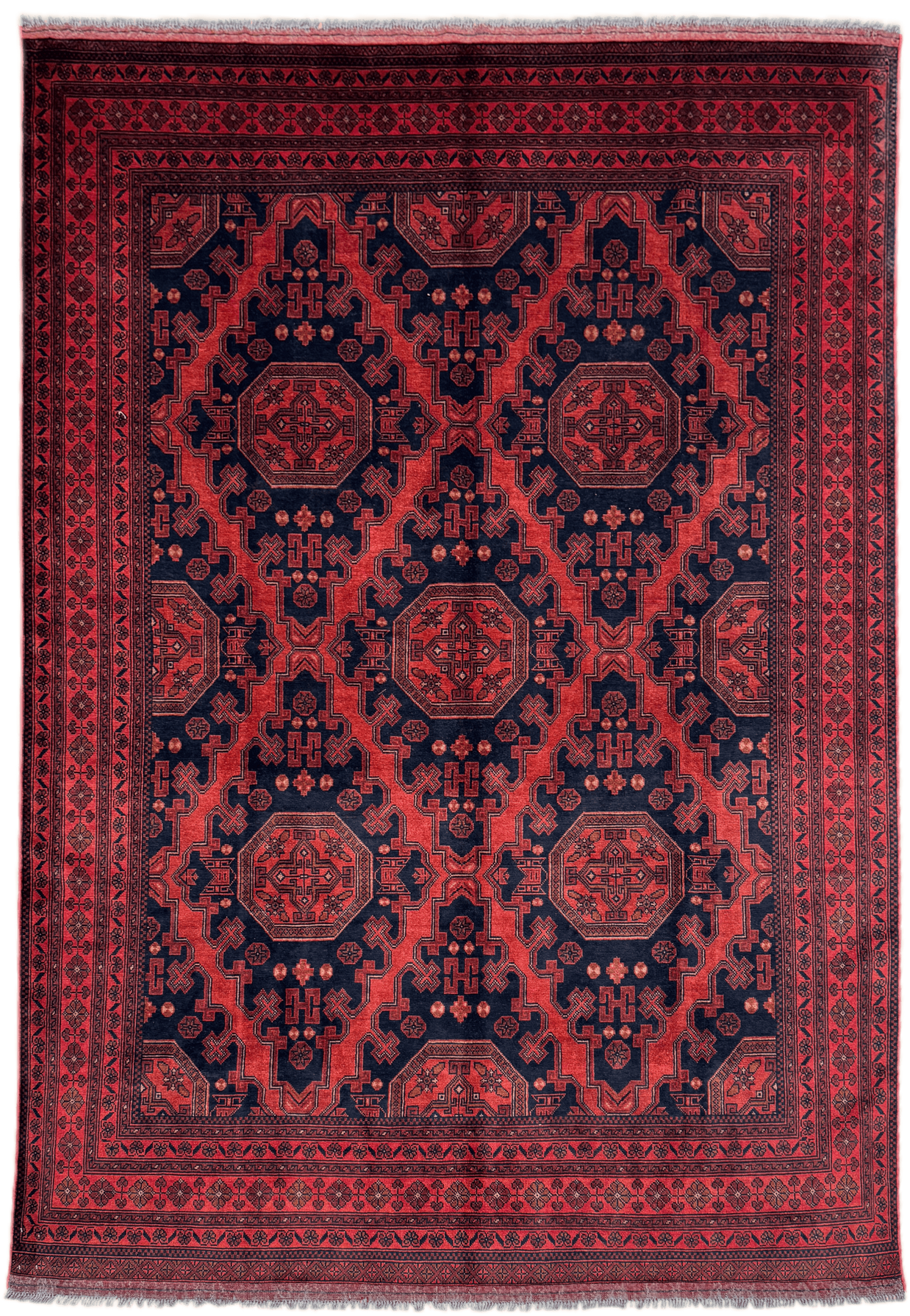 Tribal Khal Mohammedi Hand made Afghan Rug