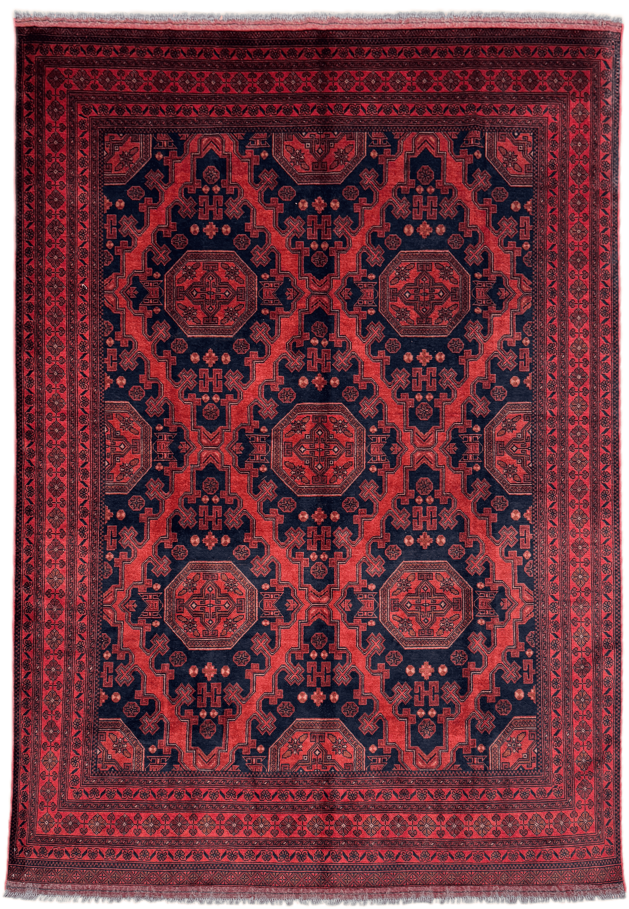 Tribal Khal Mohammedi Hand made Afghan Rug