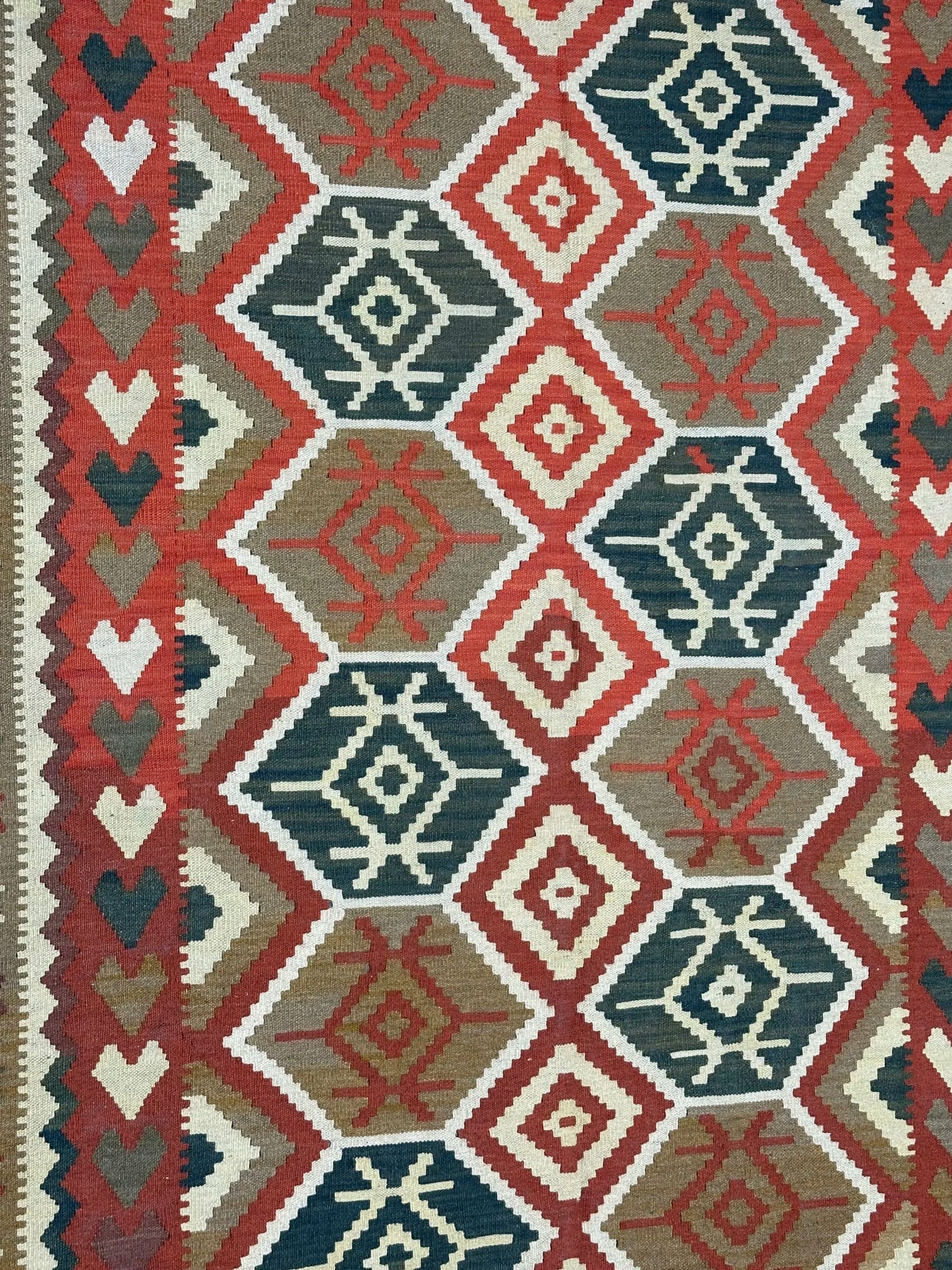 Afghan Kilim Flat weave hand knotted Rug 300x200cm