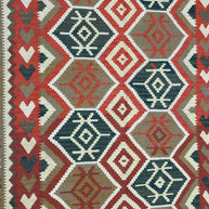 Afghan Kilim Flat weave hand knotted Rug 300x200cm