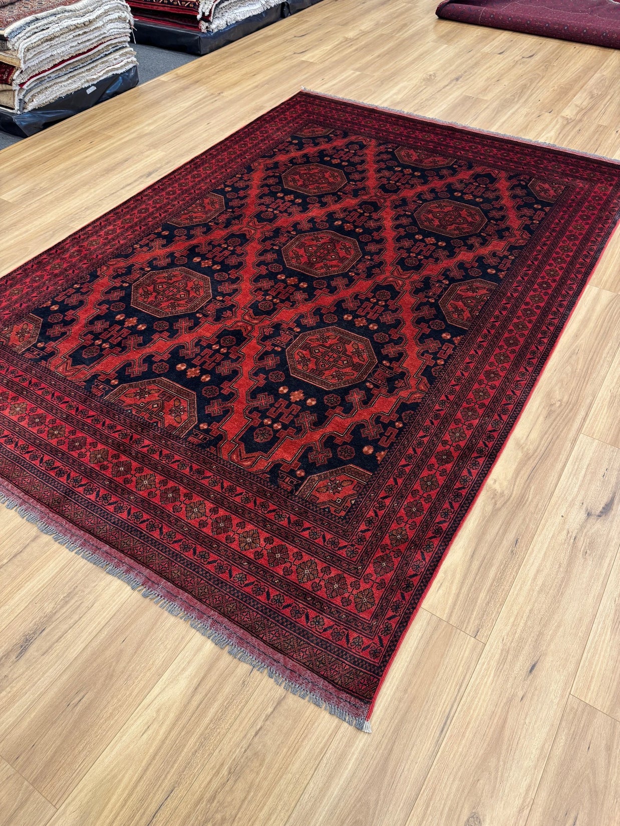 Tribal Khal Mohammedi Hand made Afghan Rug