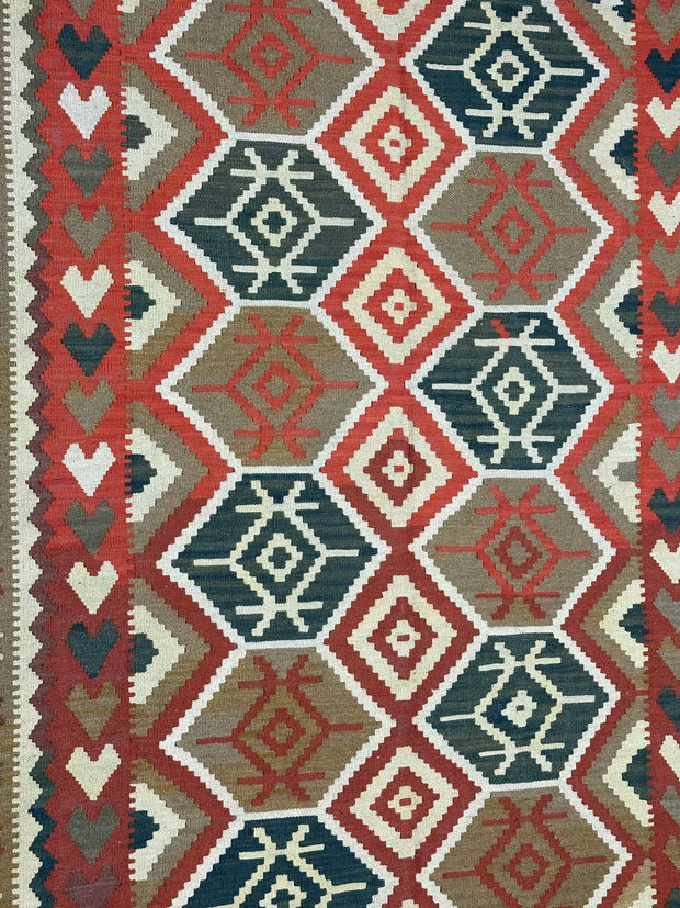 Afghan Kilim Flat weave hand knotted Rug 300x200cm