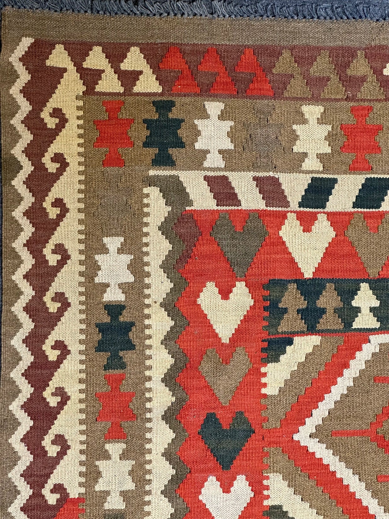 Afghan Kilim Flat weave hand knotted Rug 300x200cm