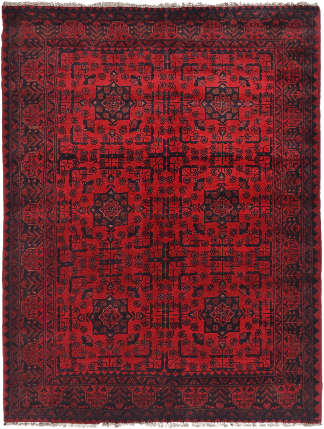 Pure Wool pile Hand knotted Rug from Afghanistan
