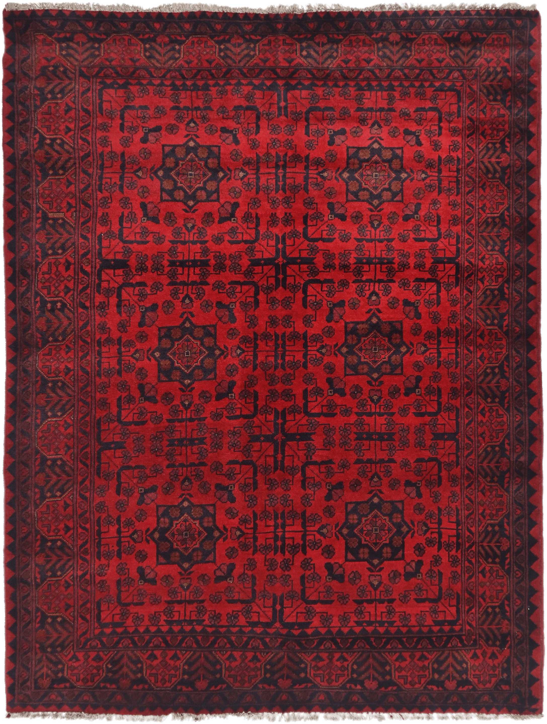 Pure Wool pile Hand knotted Rug from Afghanistan