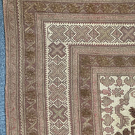 Tribal Bergista Afghan Natural dye colour pure wool hand knotted 250cm X 196cm