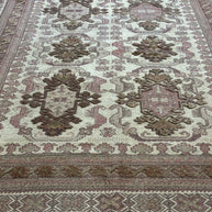 Tribal Bergista Afghan Natural dye colour pure wool hand knotted 250cm X 196cm
