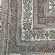 Tribal Bergista Afghan Natural dye colour pure wool hand knotted 250cm X 196cm