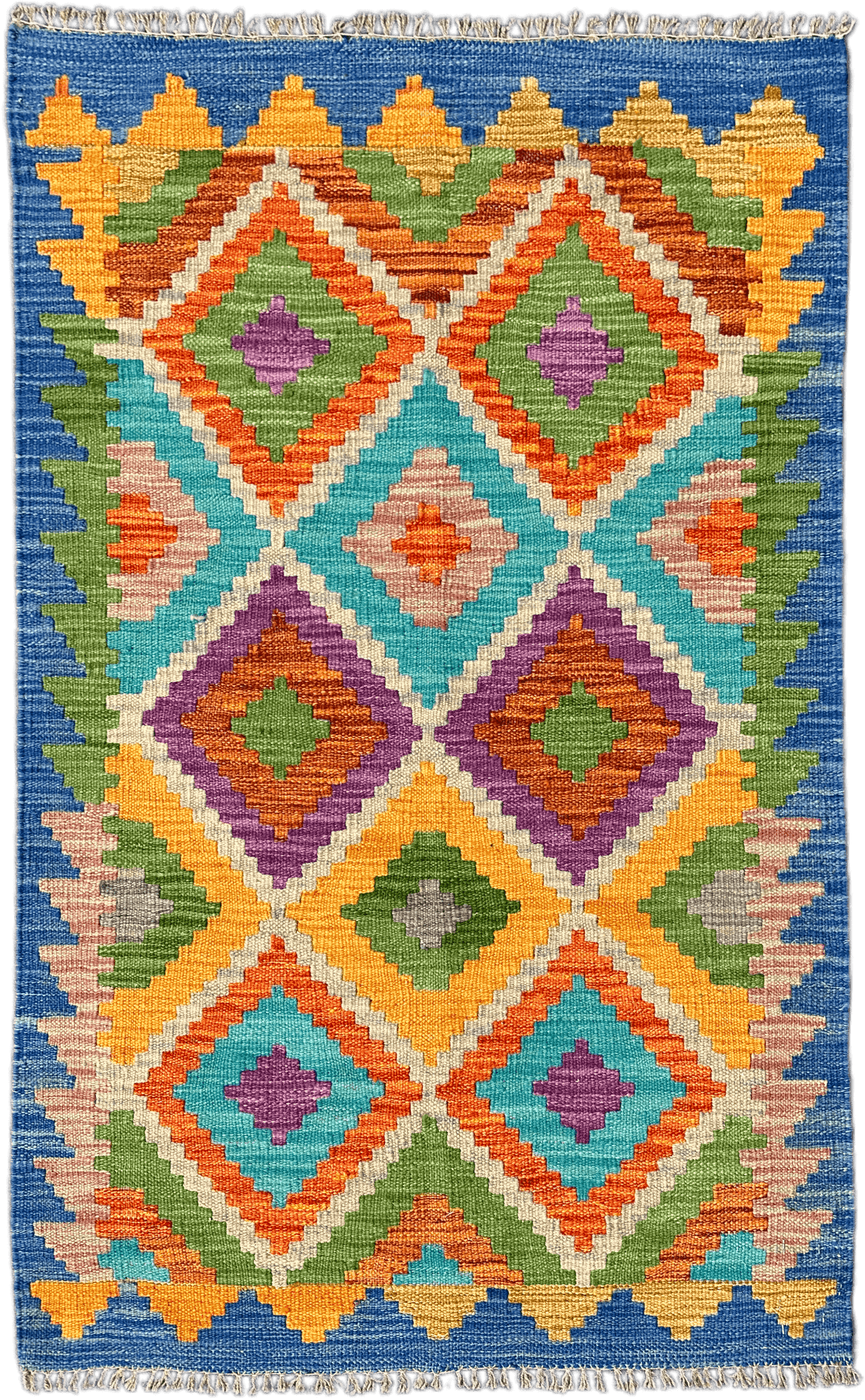 Chobi Kilim Rug - 124 cm x 78 cm