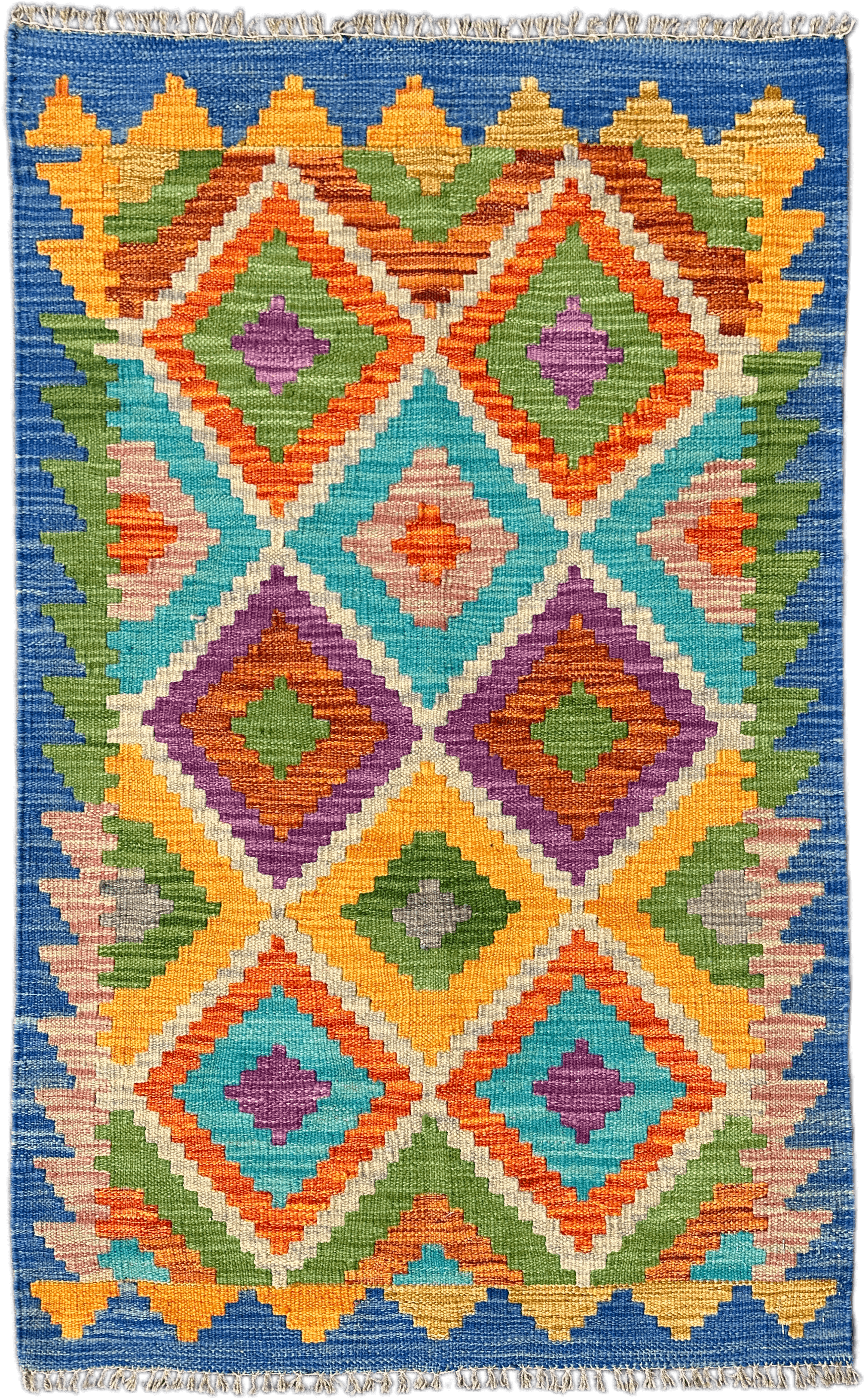 Chobi Kilim Rug - 124 cm x 78 cm