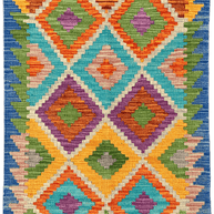 Chobi Kilim Rug - 124 cm x 78 cm