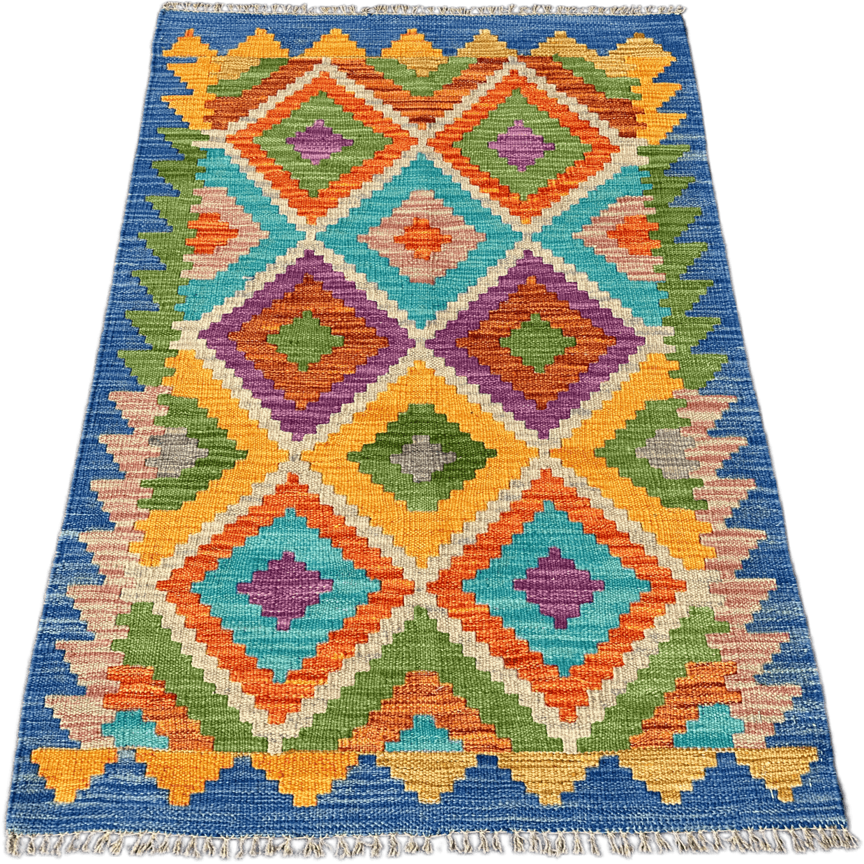 Chobi Kilim Rug - 124 cm x 78 cm