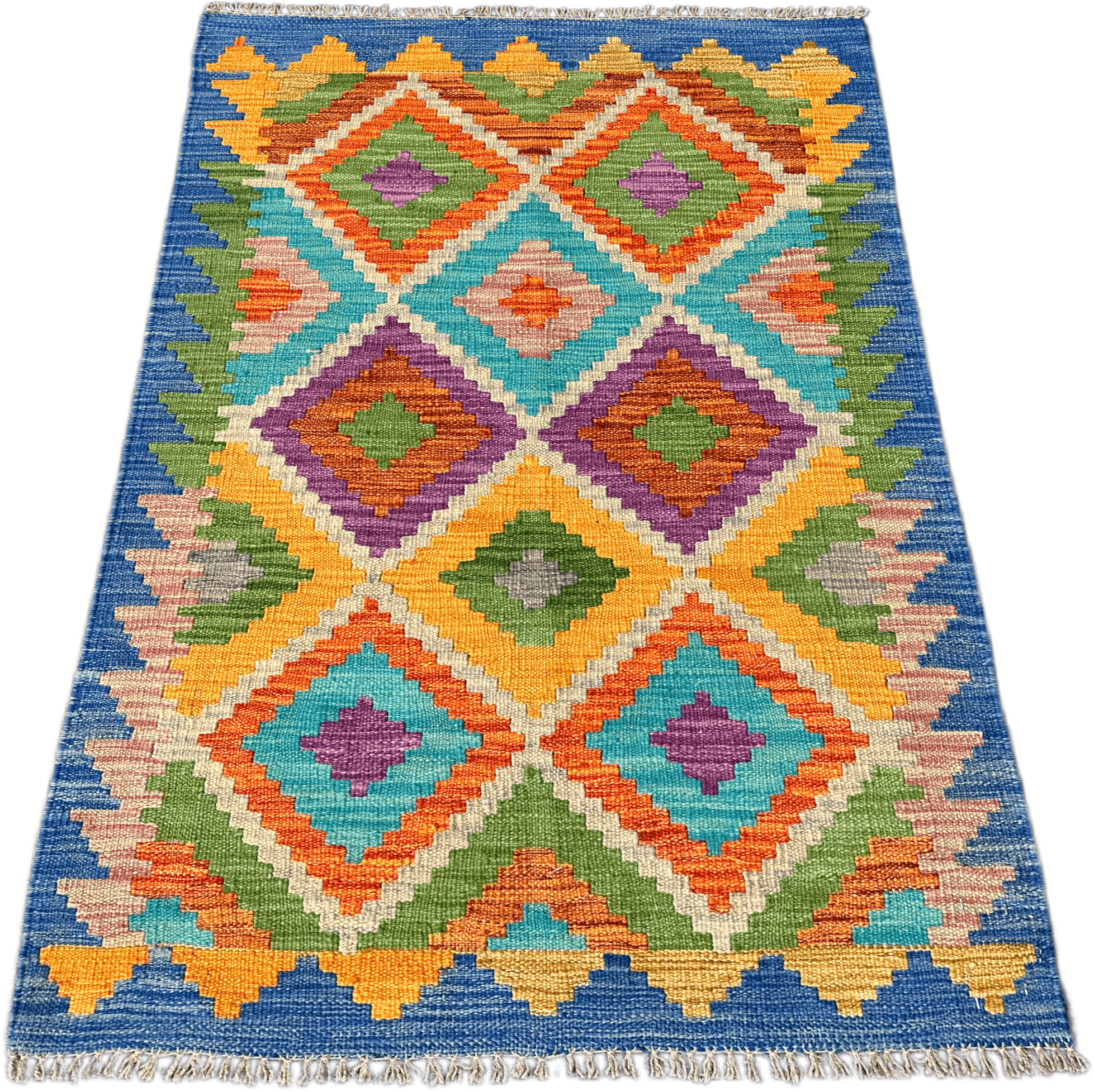 Chobi Kilim Rug - 124 cm x 78 cm