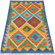 Chobi Kilim Rug - 124 cm x 78 cm
