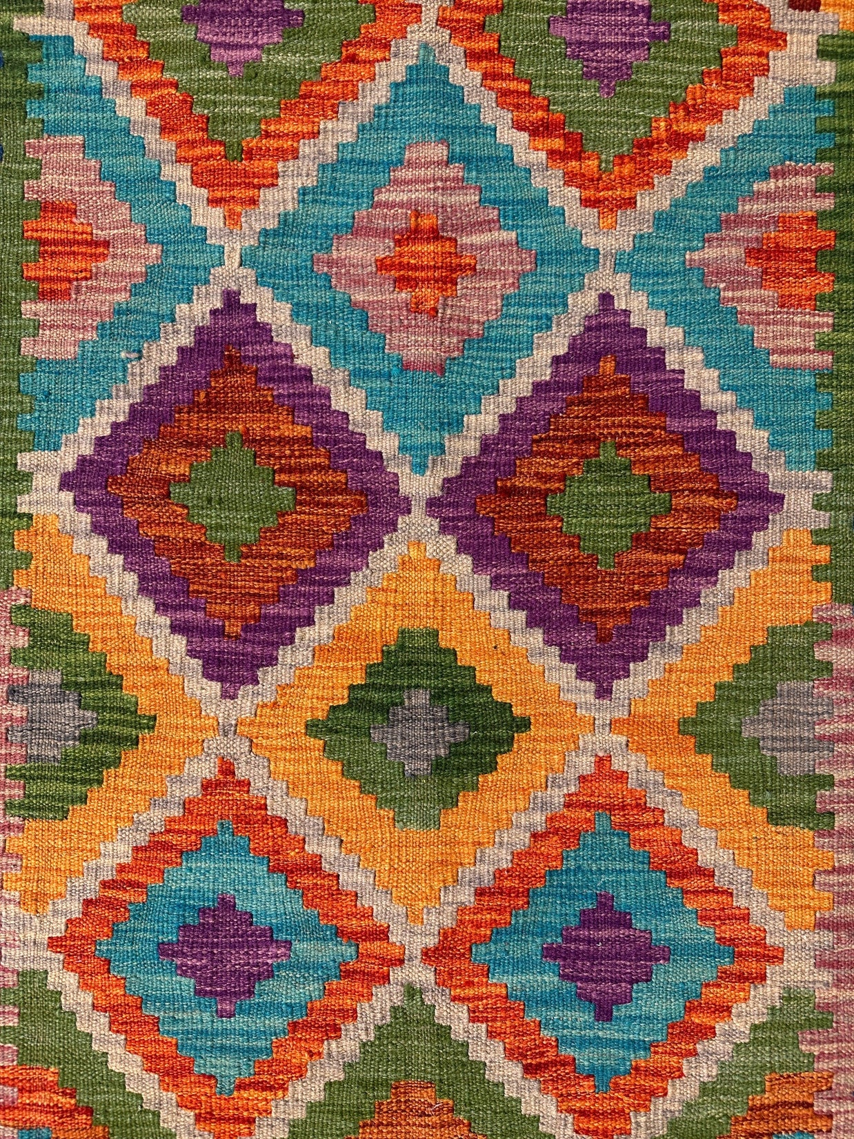 Chobi Kilim Rug - 124 cm x 78 cm
