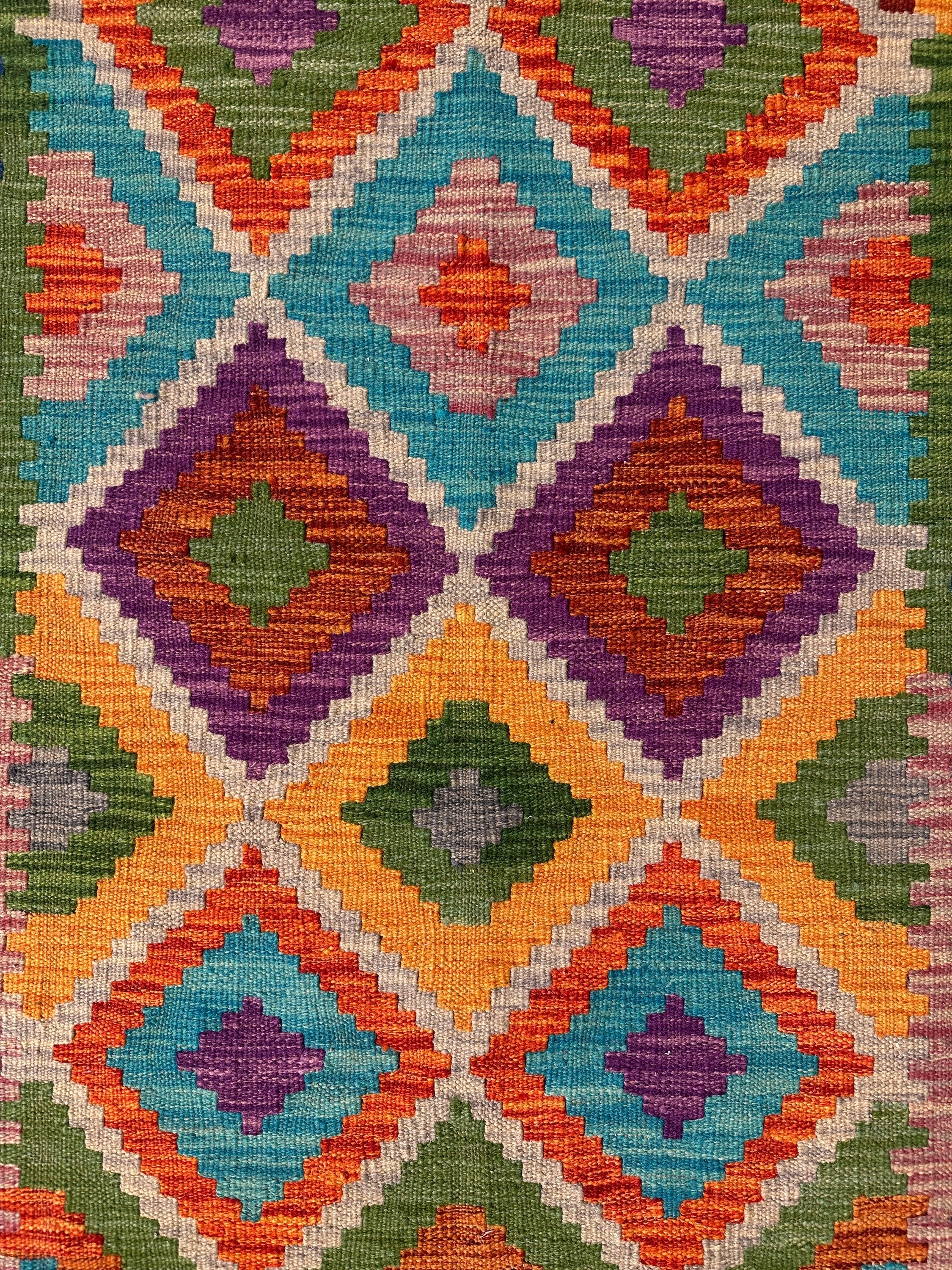Chobi Kilim Rug - 124 cm x 78 cm