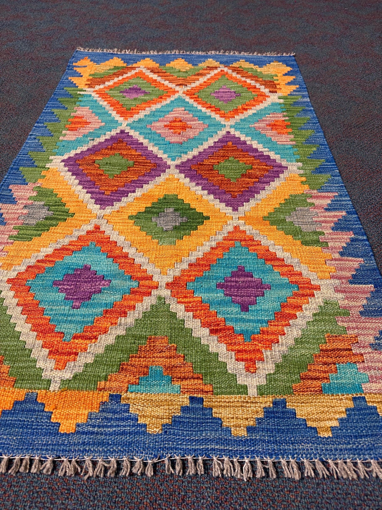 Chobi Kilim Rug - 124 cm x 78 cm