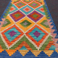 Chobi Kilim Rug - 124 cm x 78 cm