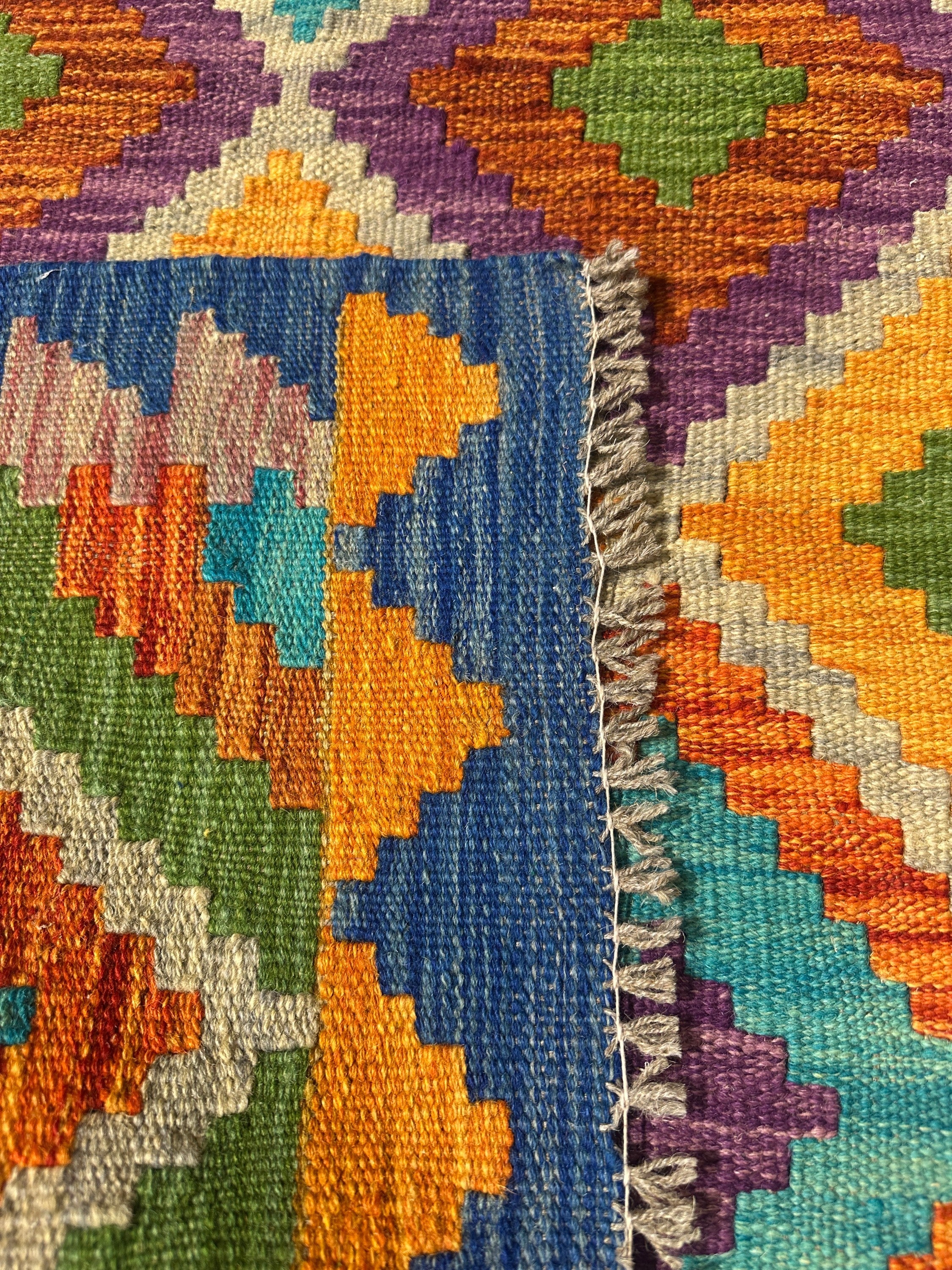 Chobi Kilim Rug - 124 cm x 78 cm