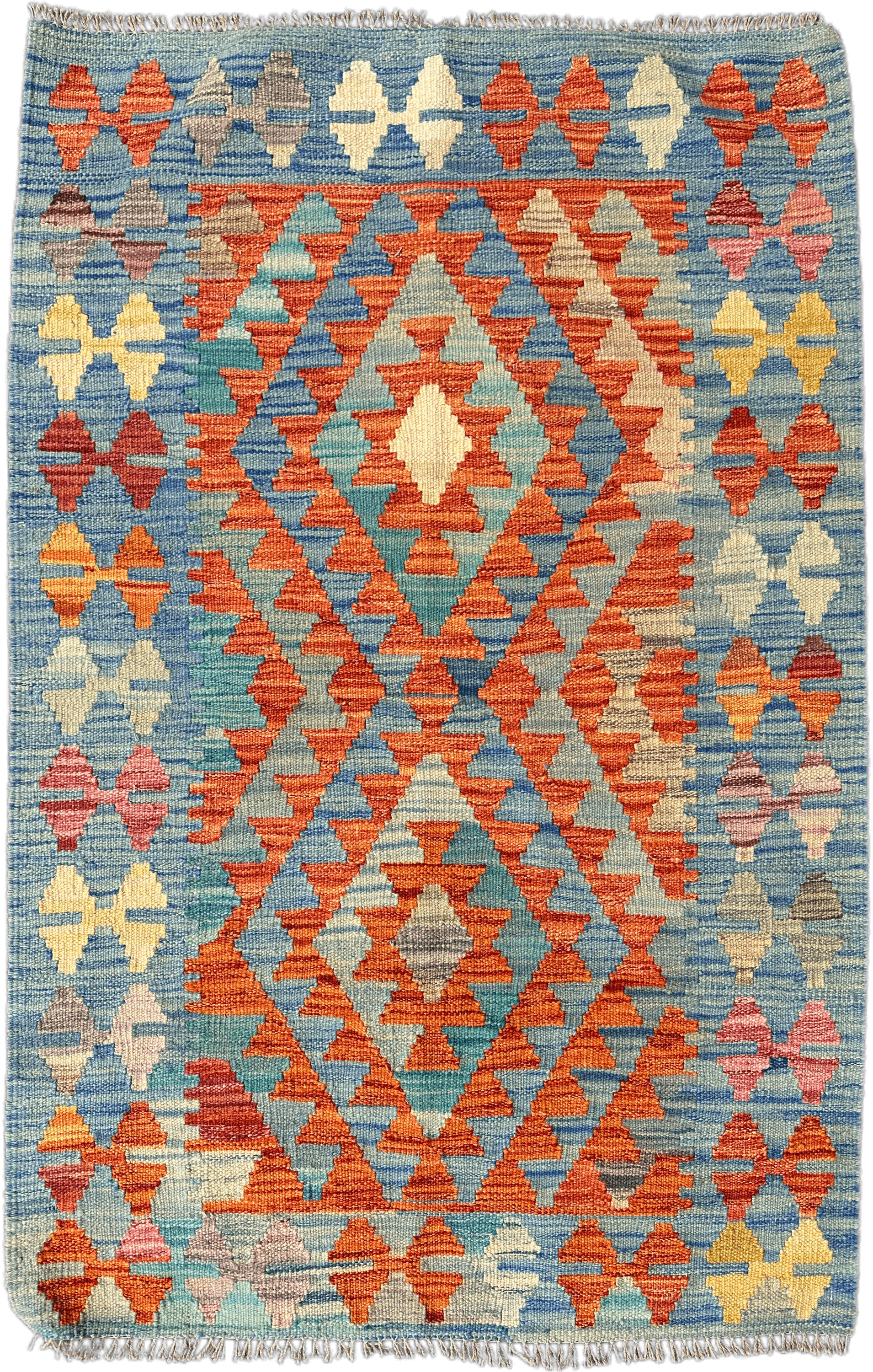 Chobi Kilim Rug - 129 cm x 85 cm