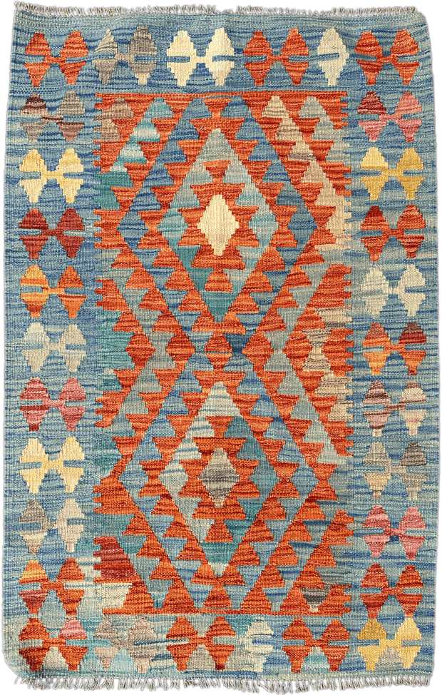 Chobi Kilim Rug - 129 cm x 85 cm
