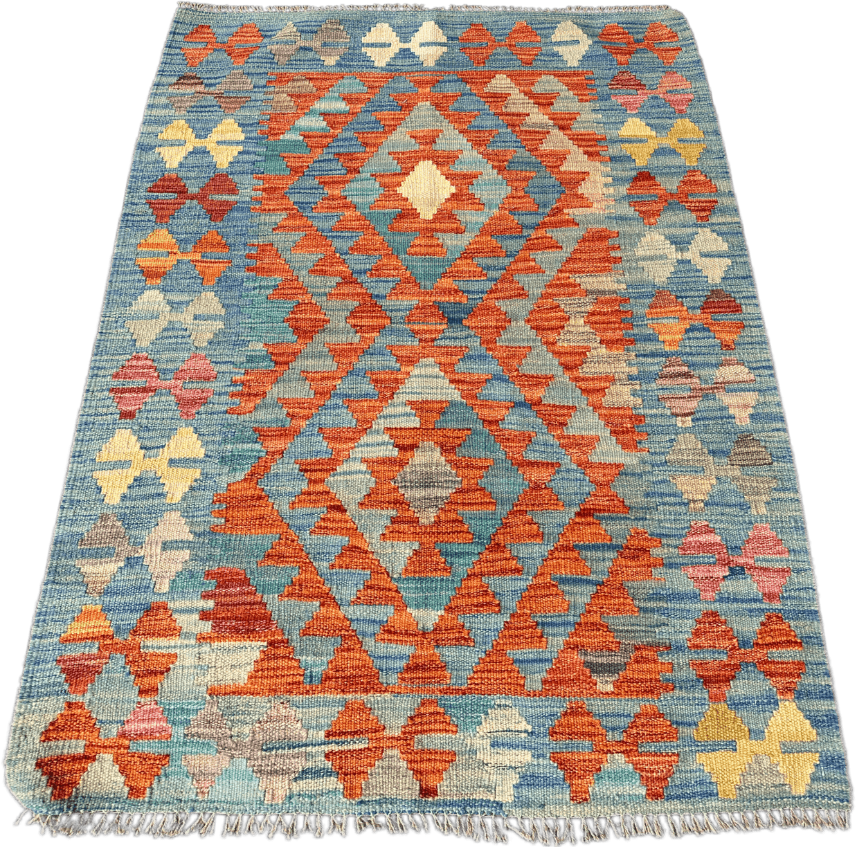 Chobi Kilim Rug - 129 cm x 85 cm