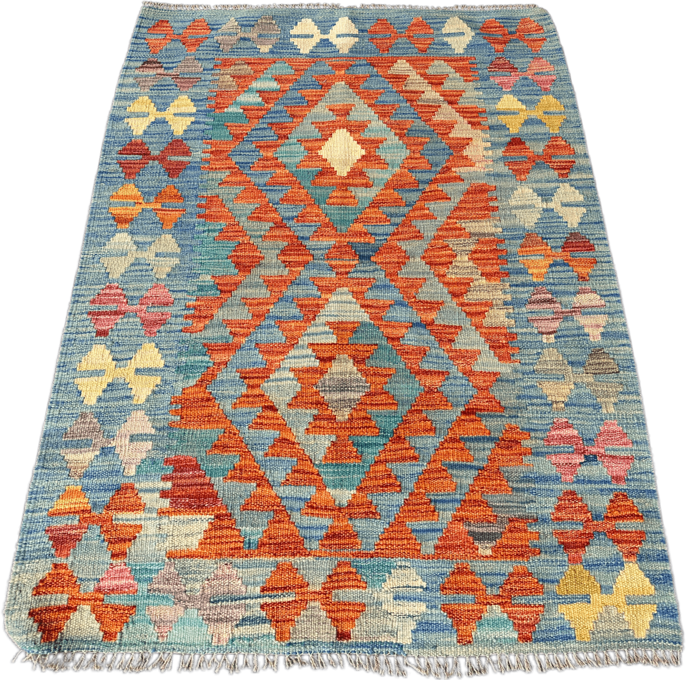 Chobi Kilim Rug - 129 cm x 85 cm