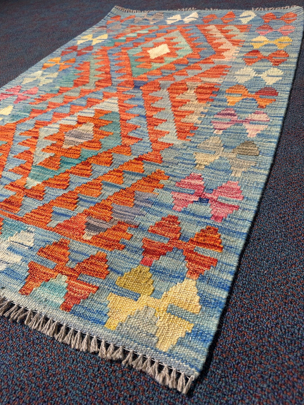 Chobi Kilim Rug - 129 cm x 85 cm