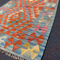 Chobi Kilim Rug - 129 cm x 85 cm