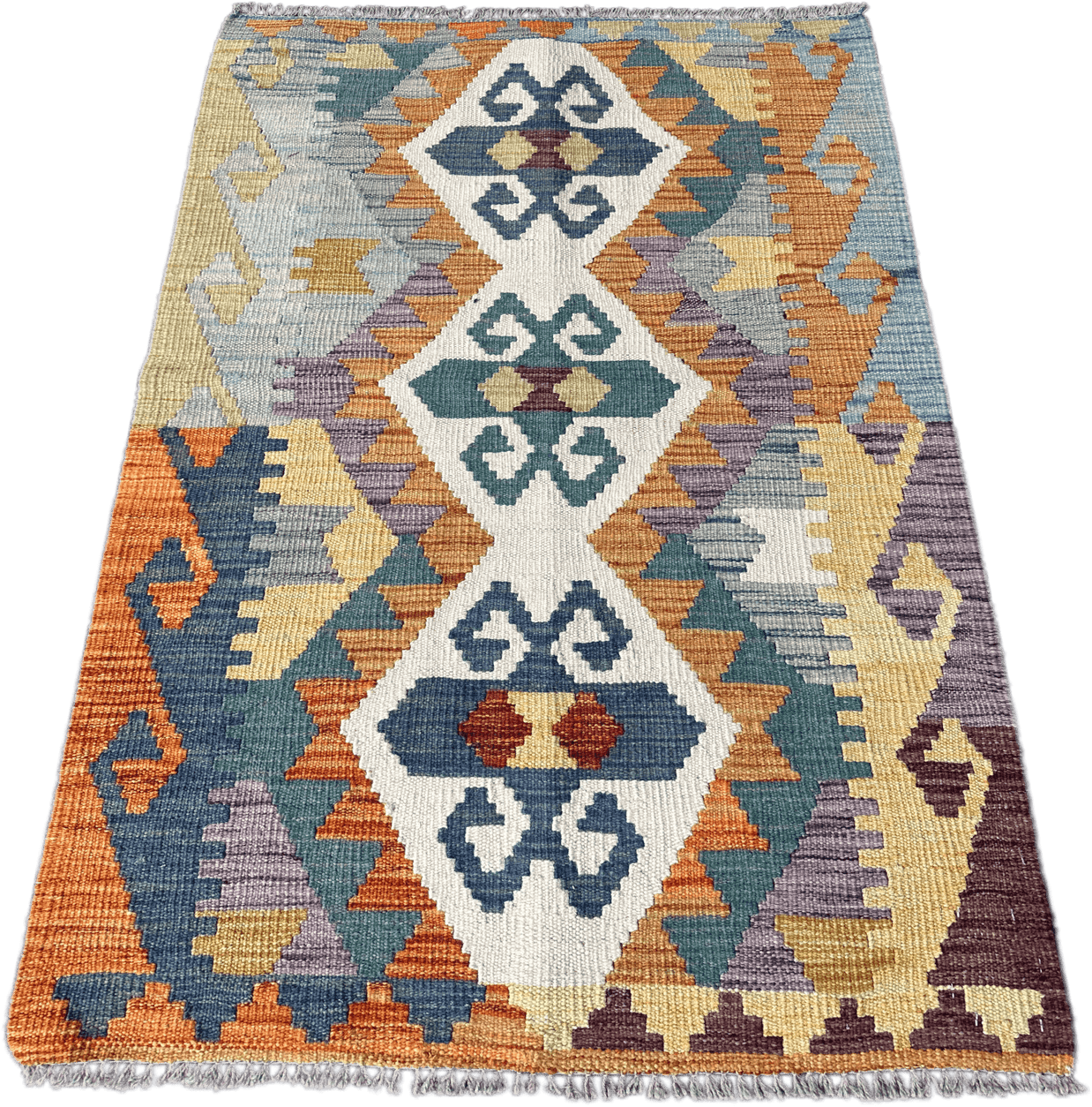 Chobi Kilim Rug - 120 cm x 75 cm