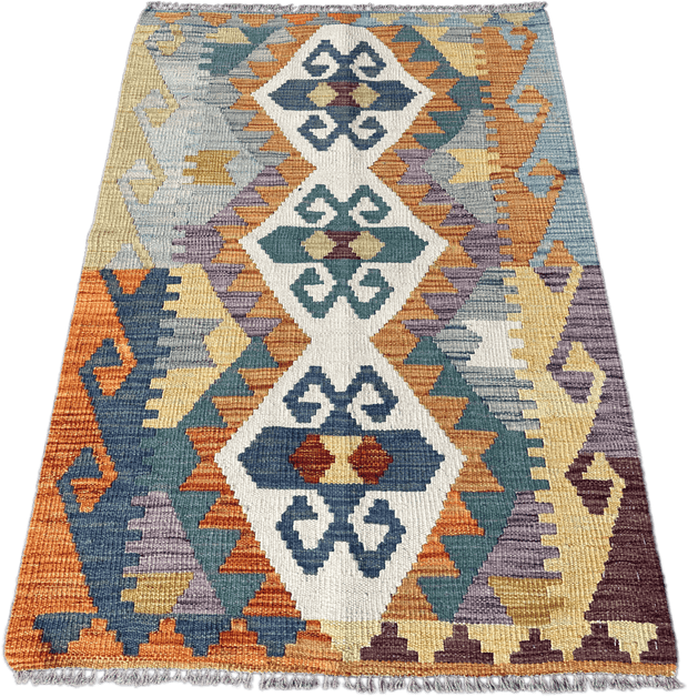 Chobi Kilim Rug - 120 cm x 75 cm