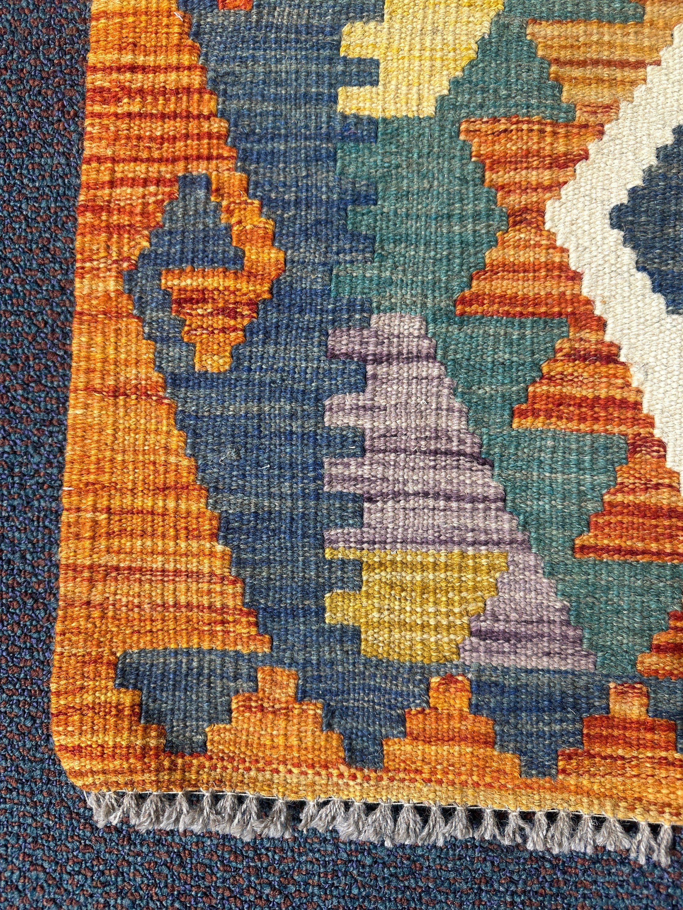 Chobi Kilim Rug - 120 cm x 75 cm