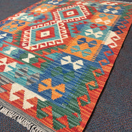 Chobi Kilim Rug - 124 cm x 94 cm
