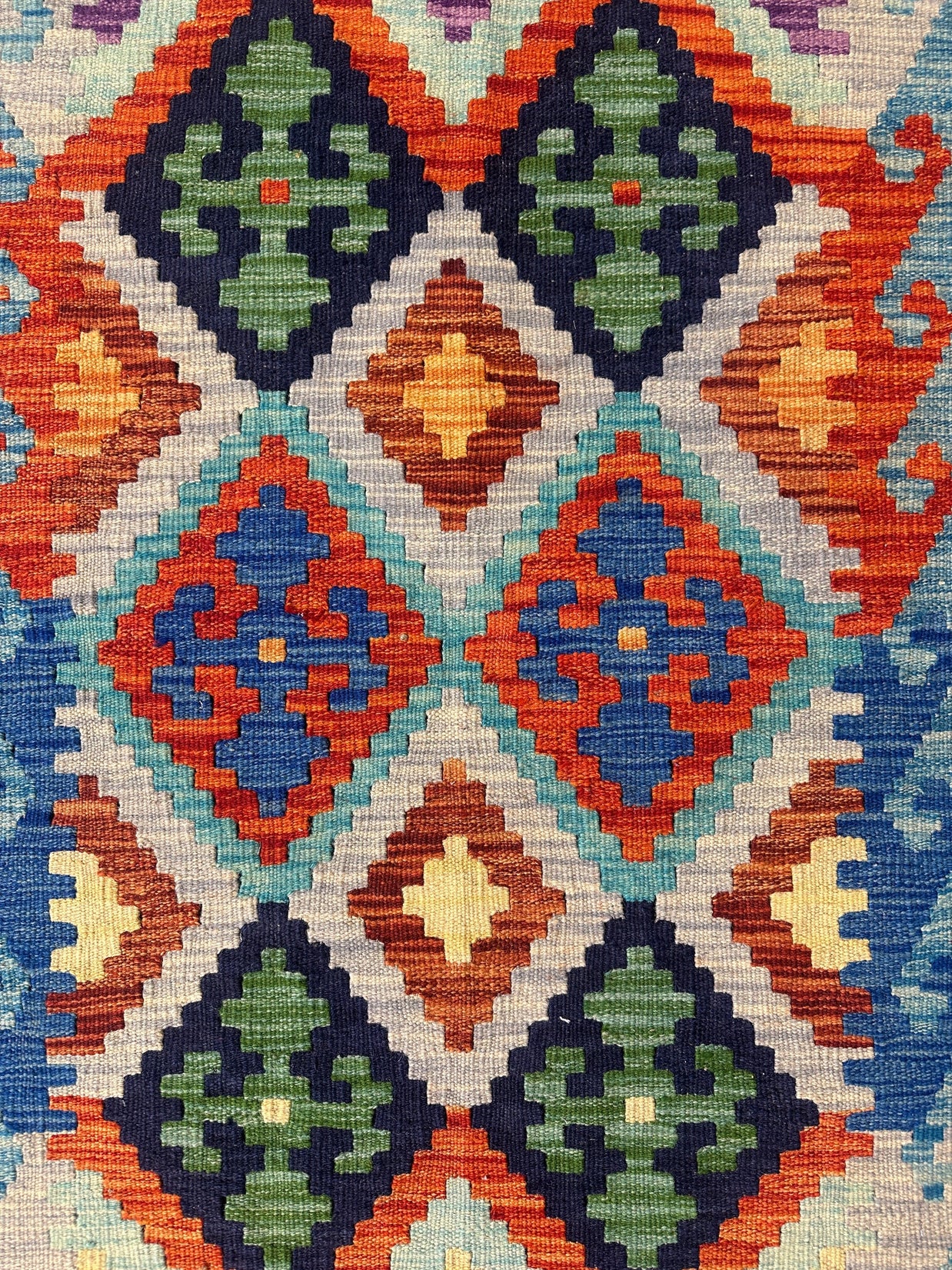 Chobi Kilim Rug - 116 cm x 80 cm