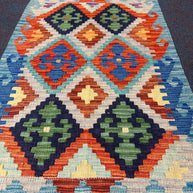Chobi Kilim Rug - 116 cm x 80 cm