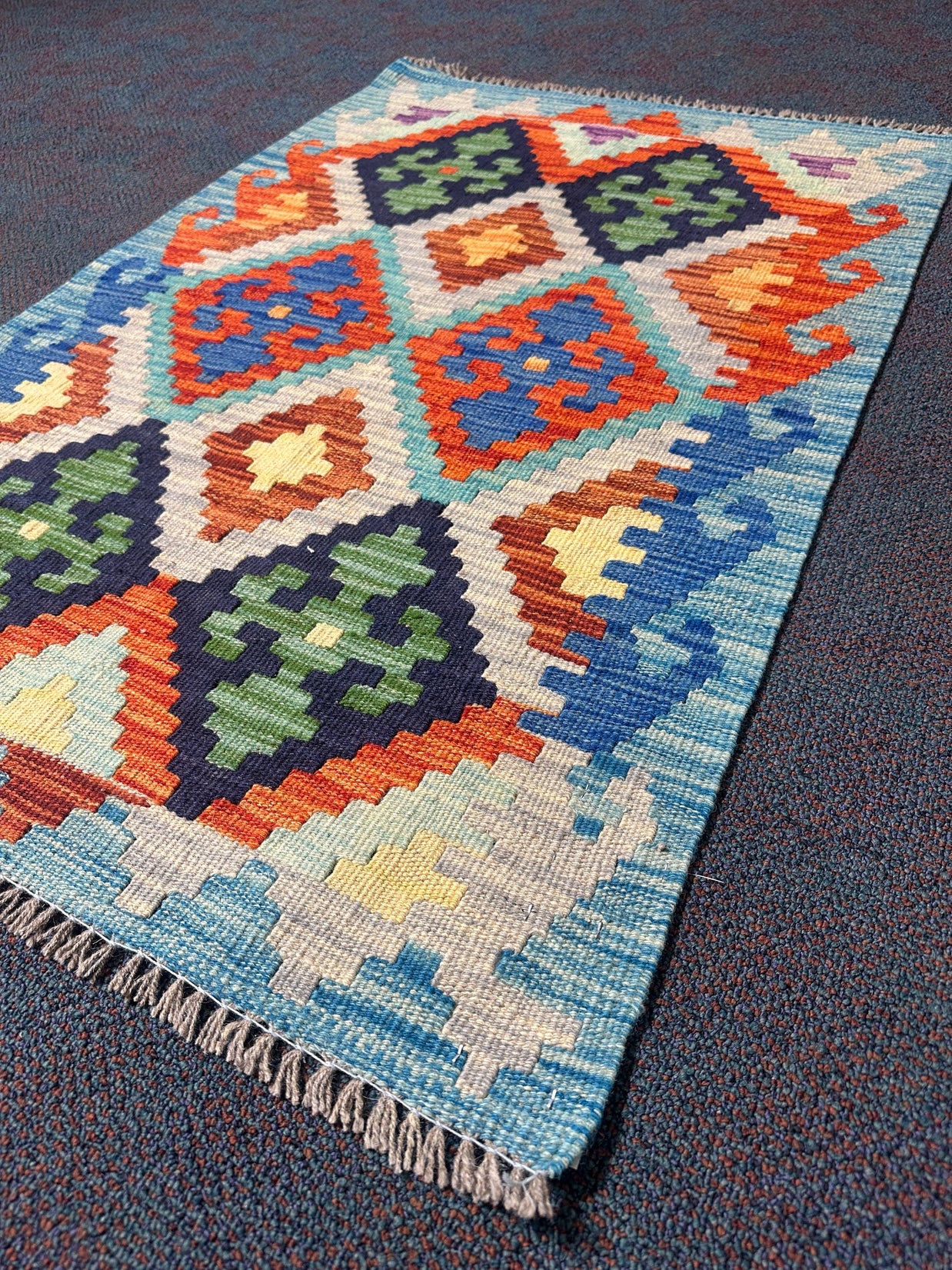 Chobi Kilim Rug - 116 cm x 80 cm