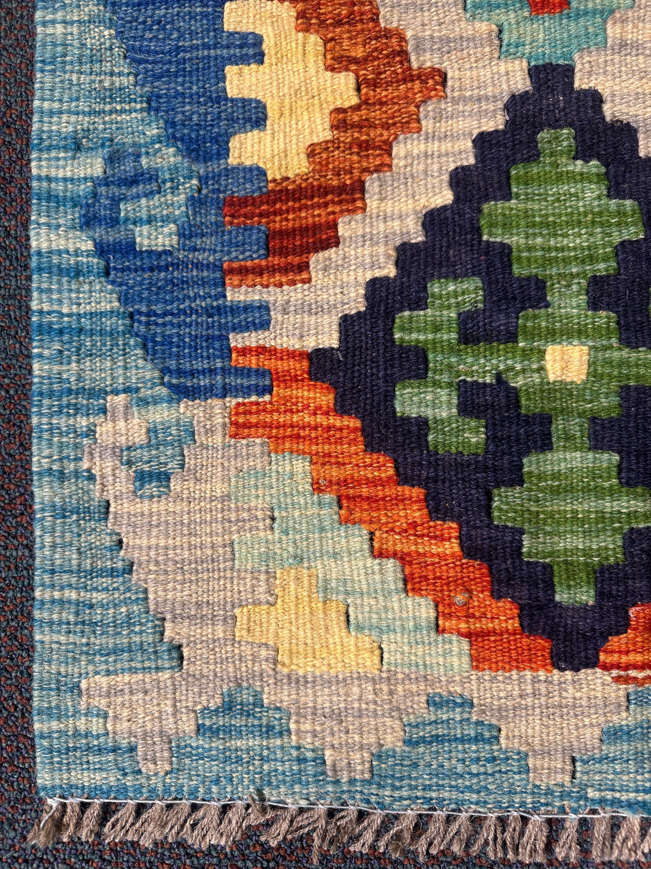 Chobi Kilim Rug - 116 cm x 80 cm