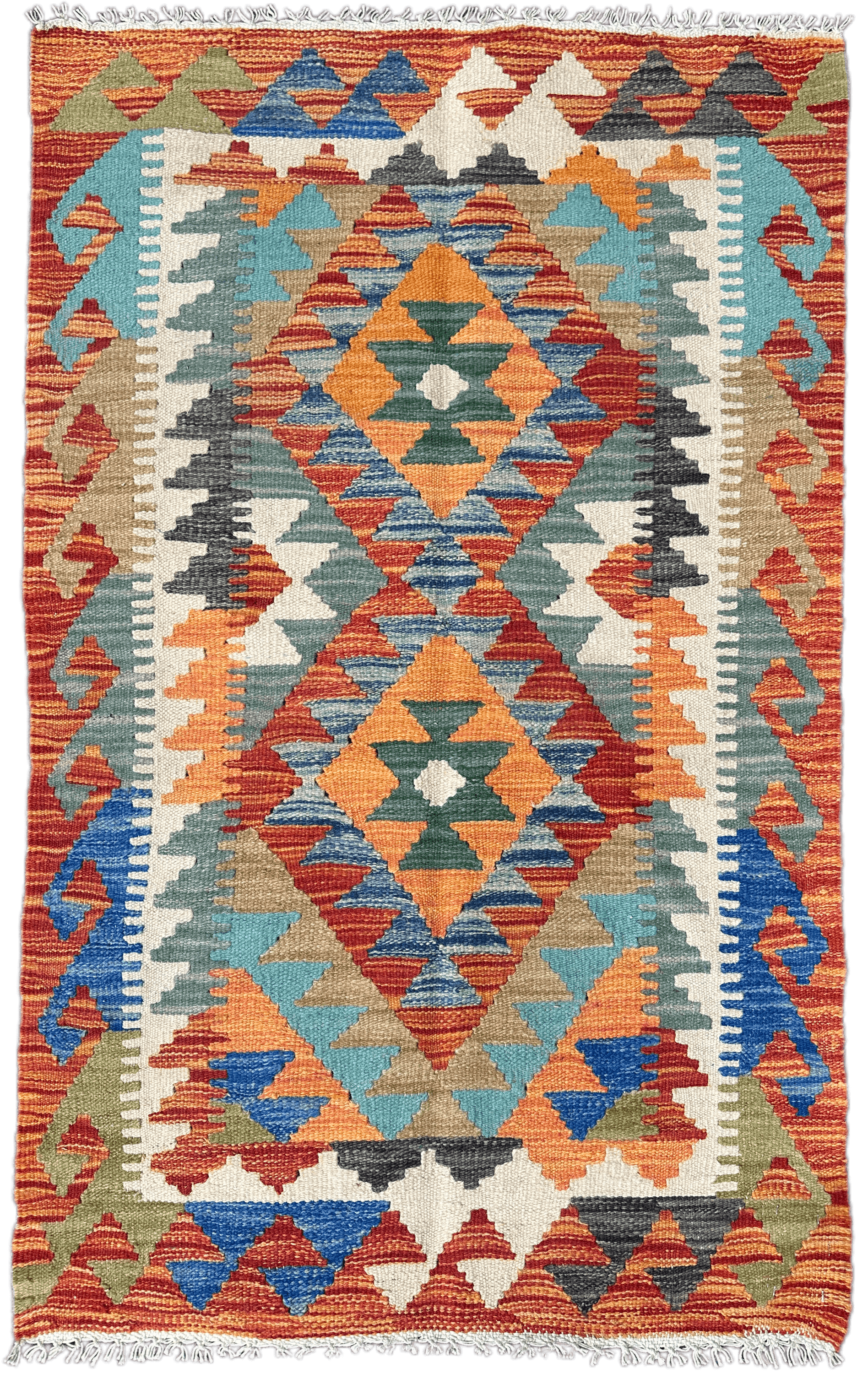 Chobi Kilim Rug - 124 cm x 77 cm