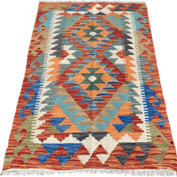 Chobi Kilim Rug - 124 cm x 77 cm