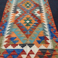 Chobi Kilim Rug - 124 cm x 77 cm