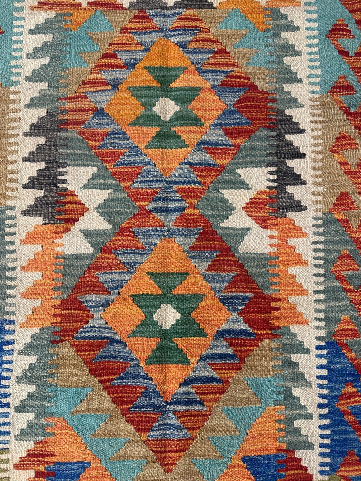 Chobi Kilim Rug - 124 cm x 77 cm