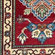 Afghan Kazak Natural Dye Pure wool Pile Hand Knotted Rug