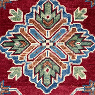 Afghan Kazak Natural Dye Pure wool Pile Hand Knotted Rug