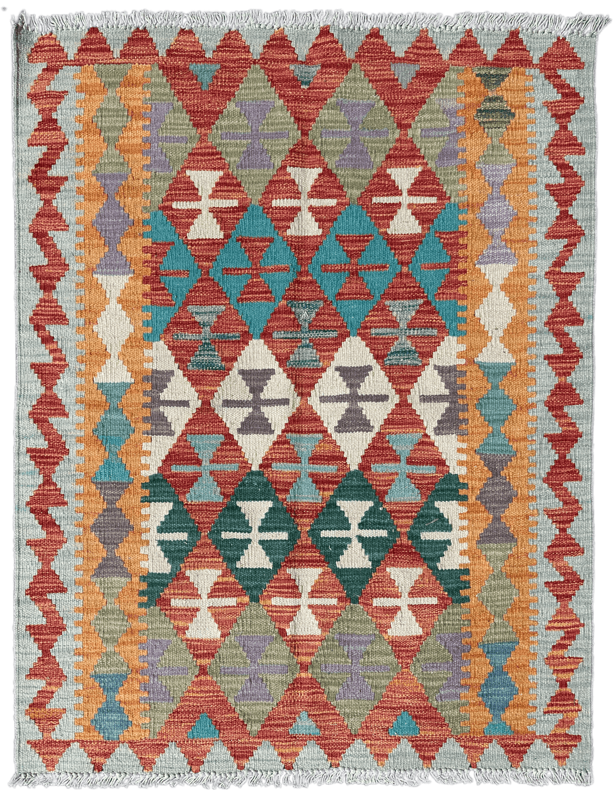 Chobi Kilim Rug - 118 cm x 77 cm